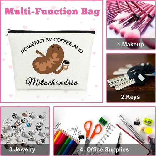 Regalo Para Los Amantes De La Cafeína Bolsa De Maquillaje Re