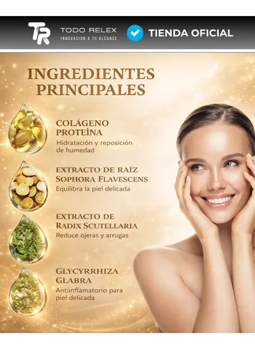 Parches Ojos X10 Colágeno Suaviza Mirada Arrugas Líneas