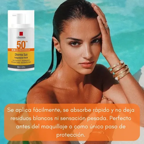 Lidherma Dherma Sun Protector Solar Facial Uva 50 Facial Uvb