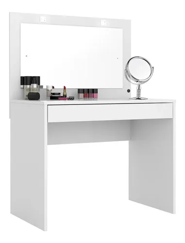 Espejo Para Maquillaje Aumento X3 Doble Faz Metal 8cm Vip