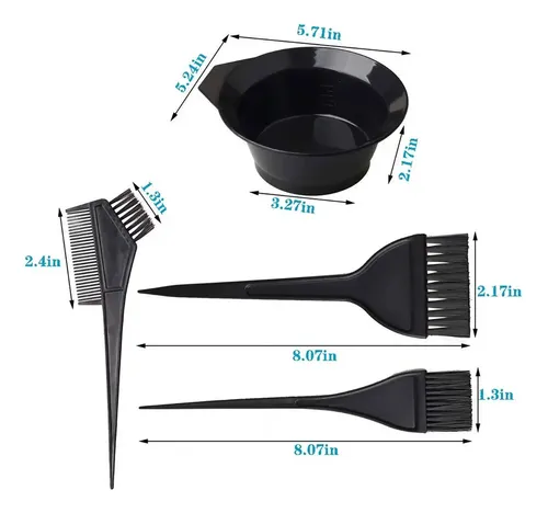 Cyfxx A X 21pcs Herramientas For Teñir El Cabello Botella De