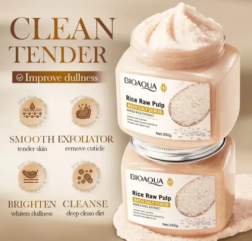 Exfoliante Scrub Corporal Arroz 350g Bioaqua Despigmentante