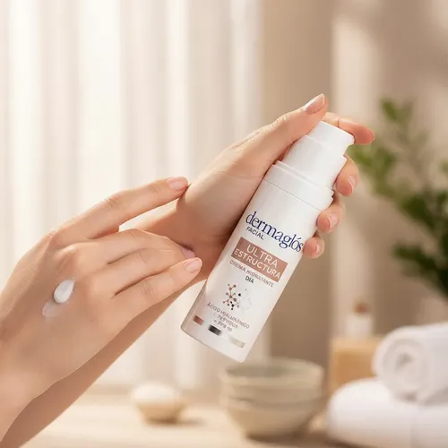 Crema Hidratante Facial Dermaglós 50g Fps30