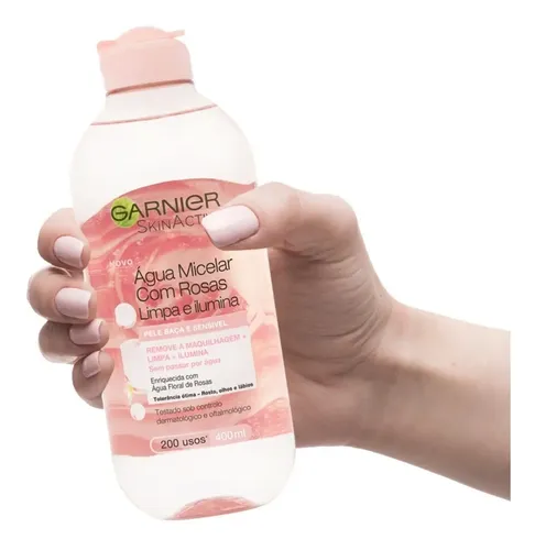 Desmaquillante Garnier Agua Micelar De Rosas 400ml