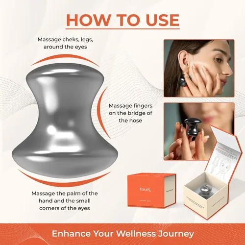 Terarx Terahertz Stone Gua Sha & Herramientas De Masaje – Au