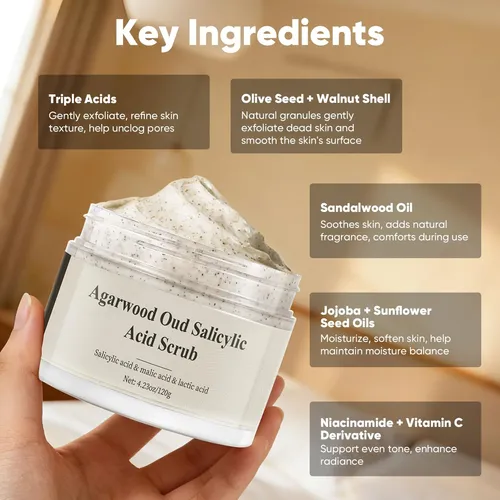 Exfoliante Facial Y Corporal Aopeiboto Ácidos 120g