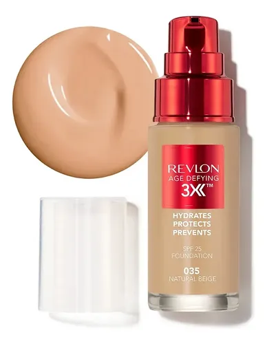 Base Líquida Revlon Age Defying 3 X X 30 Ml 035 Natural Beig