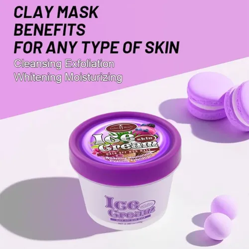 Mascarilla Facial Aichun Beauty Barro Hidratante 100g Uvas