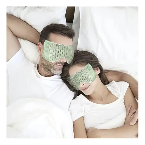 Mascarilla Jade Natural Antifaz Ojos Reutilizable Facial
