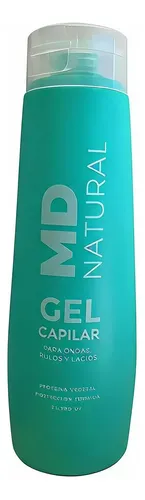 Gel Capilar Md Natural Con Protección Solar Y Termica