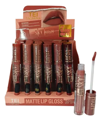 Labial Líquido Matte Sky High Larga Duración Tei Cosmetica