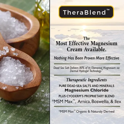 Crema Calmante De Magnesio 4 Oz