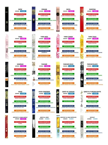 Set X 12 Perfume Árabe En Tubo 35ml Edp Para Hombre Y Mujer