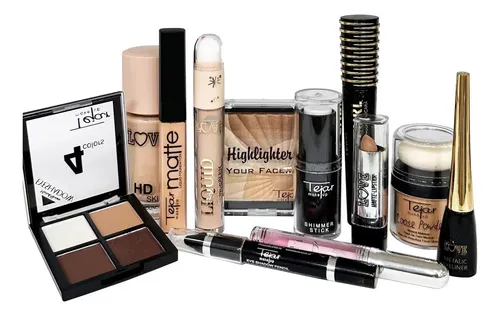 Combo Maquillaje Tejar 12 Productos Total Nude