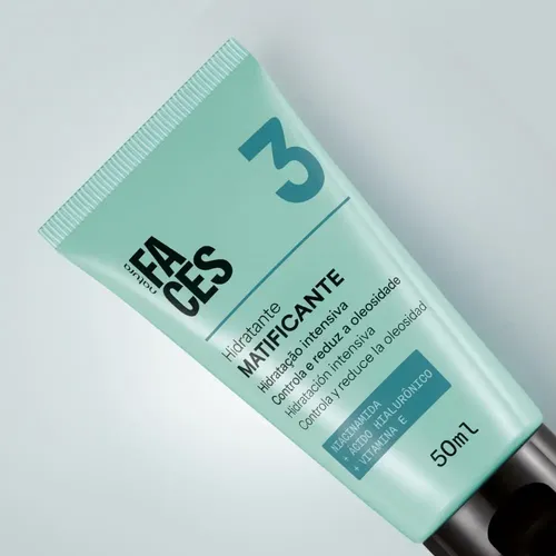 Hidratante Facial Matificante Faces 50 Ml Natura