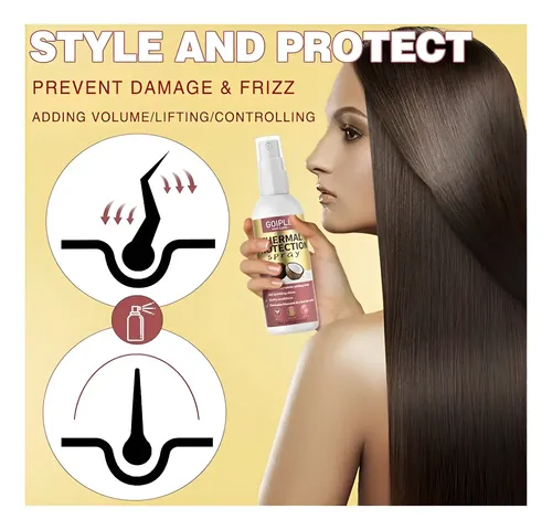 Goiple- Spray Protector Térmico Capilar. Aroma Coco. 100 Ml