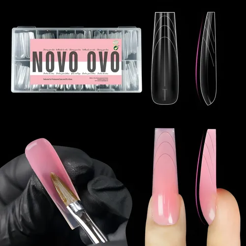 Nail Dual Forms Novo Ovo, Forma Cuadrada, Cónica, Para Polig