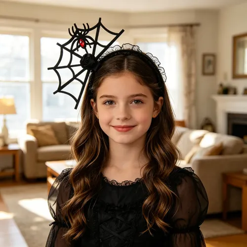 Diadema De Telaraña Para Halloween Accesorio Para El Cabello Diadema De Telaraña