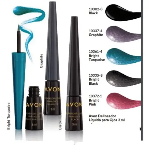 Avon Delineador Liquido – Impacto Y Color En Tu Mirada Tati