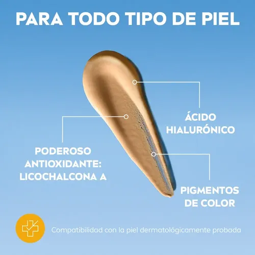 Protector Solar Ultra Light Daily Fluid Tono Medio Fps 50