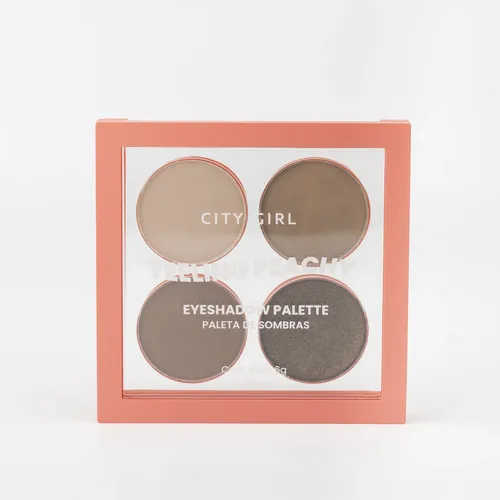 Paleta De Sombras City Girl Feeling Peachy