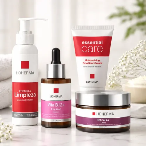 Rutina Skincare Dia Noche Piel Seca Antiage Retinol Lidherma