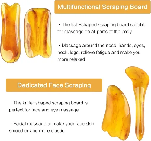 Rodillo Masaje Facial Gua Sha De Jade Antienvejecimiento Kit