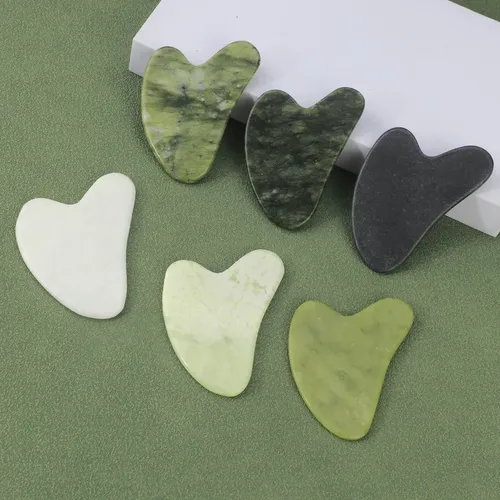 Jade Gua Roller Stone Natural Body Sha Cuello Face Natural