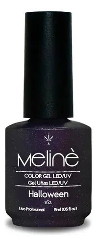 Esmalte Meline Nuevos Colores Gel Uv/led Semip. X 15 Ml Color 162 Halloween