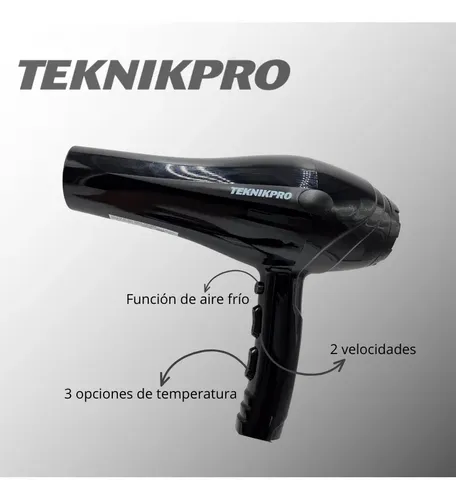 Secador De Pelo Profesional Full Technology 5000 Teknikpro