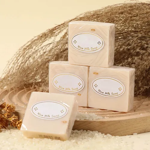 Jabón De Arroz Tailandés, 65 G, Limpieza Facial Y Corporal