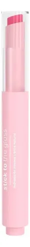 Labial Cher Dieciocho Rosy Brown Brillante Stick To The Gloss