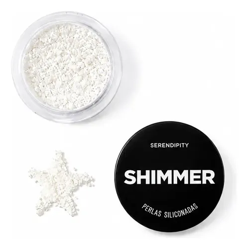 Serendipity Perlas Siliconadas Shimmer Snow Tono Claro Blanc