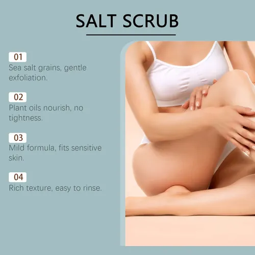 Exfoliante De Sal Marina Con Hidratación Ligera