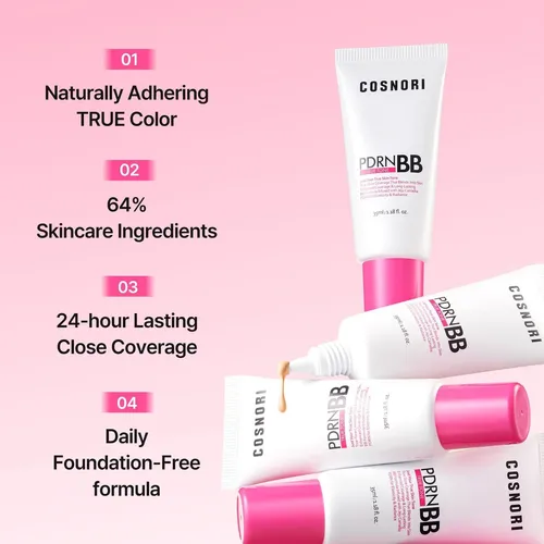 Bb Cream Cosnori Camellia Pdrn 10,000ppm, Tono True Light