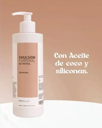 Emulsión Nutritiva Corporal Biobellus Coco 400 Ml