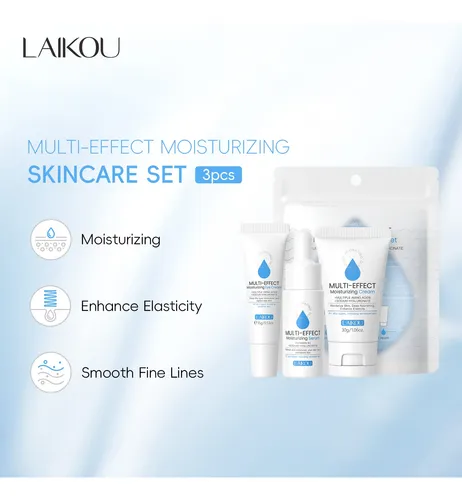 Set Skincare Laikou Multi-effect – Limpiador, Crema Y Ojos