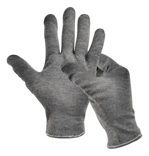 Guantes Algodón Hidratan Eczema Manos Secas Gris 4 Unidades