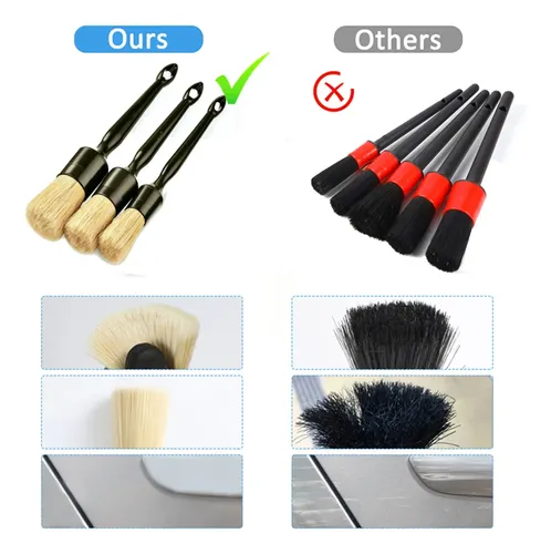 Cepillos De Cerdas Para El Cabello Con Detalles Del Exterior
