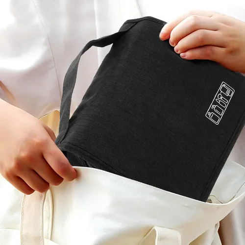 Neceser Portátil, Práctico Bolso De Maquillaje, Gancho Para