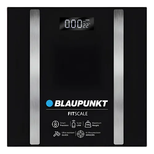 Balanza Digital Personal Blaupunkt Fit Scale 180k Vidrio Neg