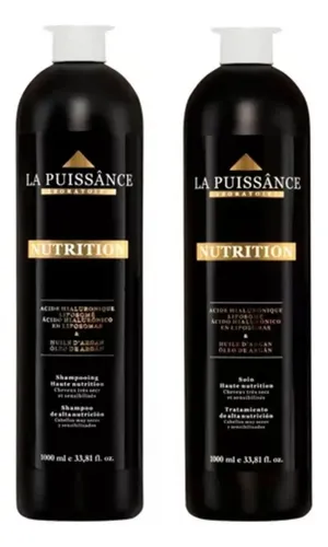 Kit La Puissance Argan Shampoo + Acondicionador X1000ml