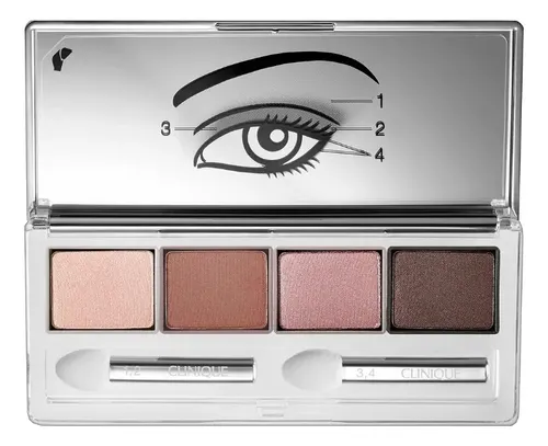 Clinique Paleta De Sombras Para Parpados 4 Tonos Color de la sombra Pink Chocolate