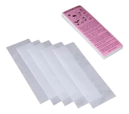 500 Piezas De Papel Depilatorio No Tejido Para Mujeres Y Hom