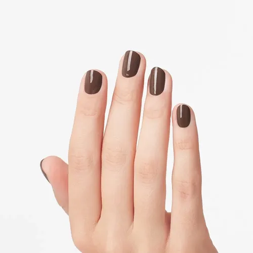 Opi Cliff Side Karaoke Gel Color, Semi Permanente Malibu. Marrón Oscuro