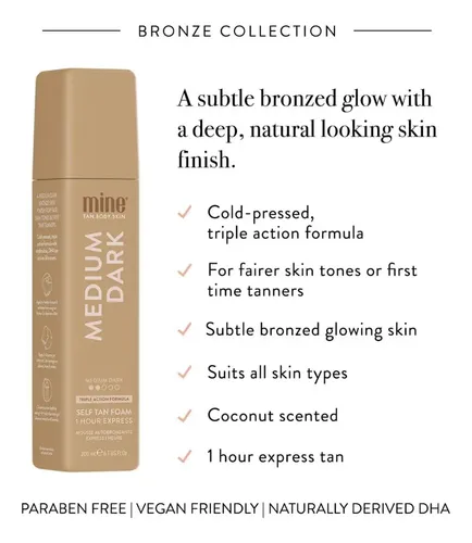 Espuma Autobronceadora Minetan Bronze Collection 200 Ml