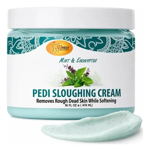 Spa Redi Crema Exfoliante Para Pies 16 Oz Con Piedra Pómez