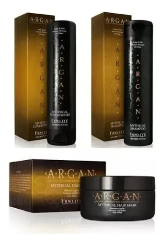 Fidelite Argan Shampoo + Acondicionador + Mascara