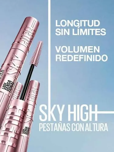 Mascara Pestañas Maybelline Sensational Sky High Lavable
