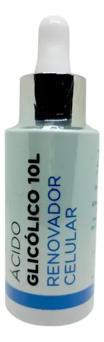 Ácido Glicólico 10% Zine – Gel Exfoliante Químico 50ml Piel Normal Rostro
